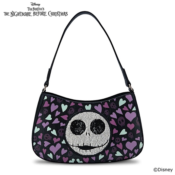 Nightmare Before Christmas Beaded Handbag - Picture 1 of 5